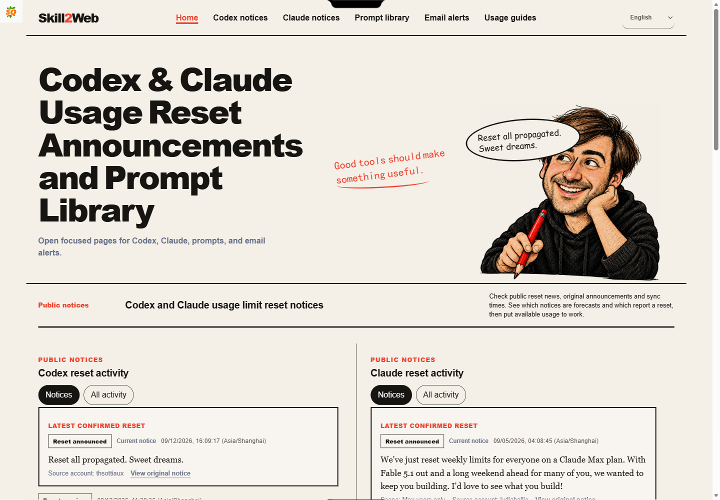额度不浪费 — Codex & Claude Quota Resets, Prompts & Alerts