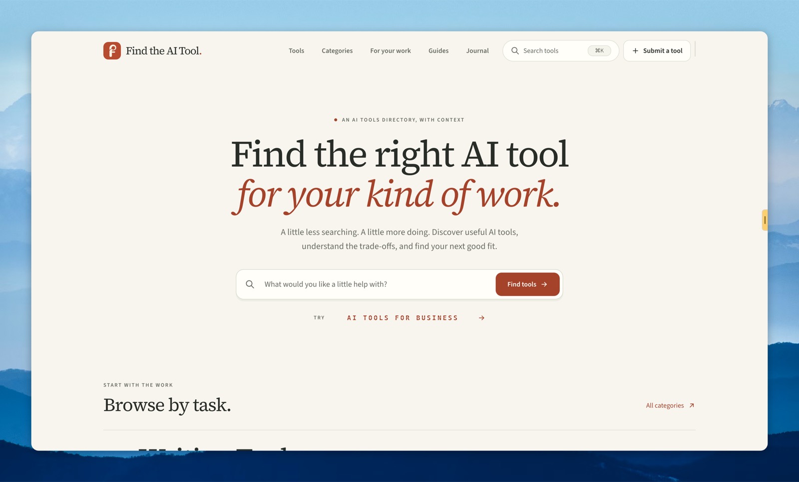 Find the AI Tool