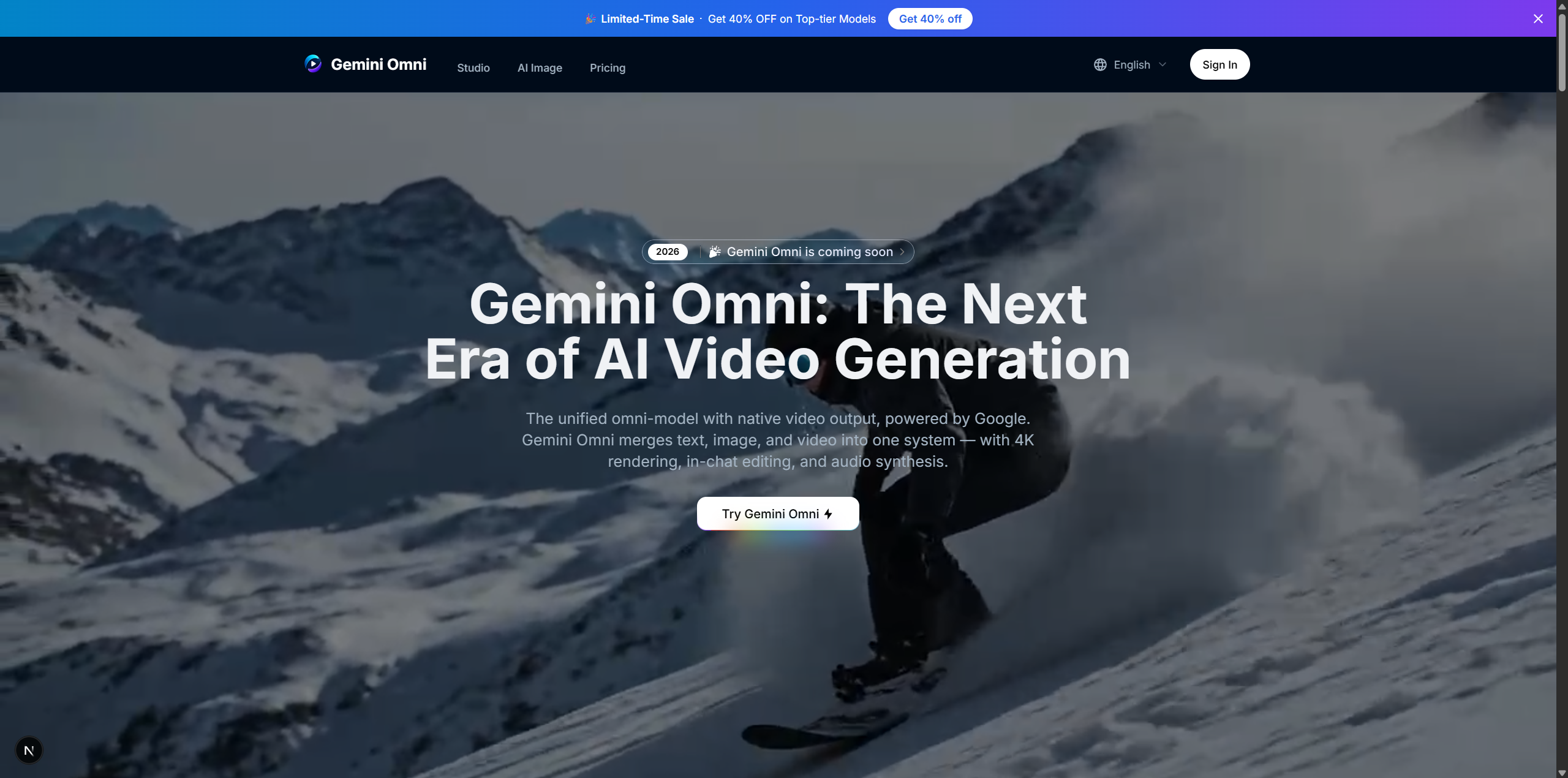 Gemini Omni AI Video Generator