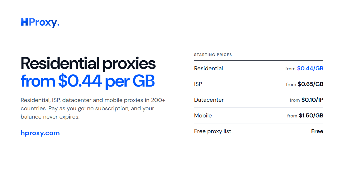 HProxy