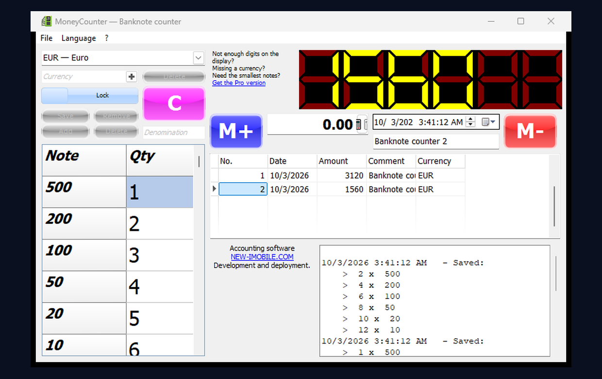 MoneyCounter