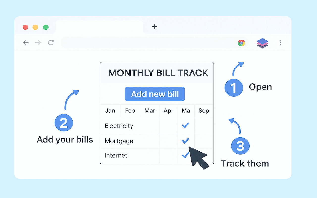 Monthly Bill Tracker