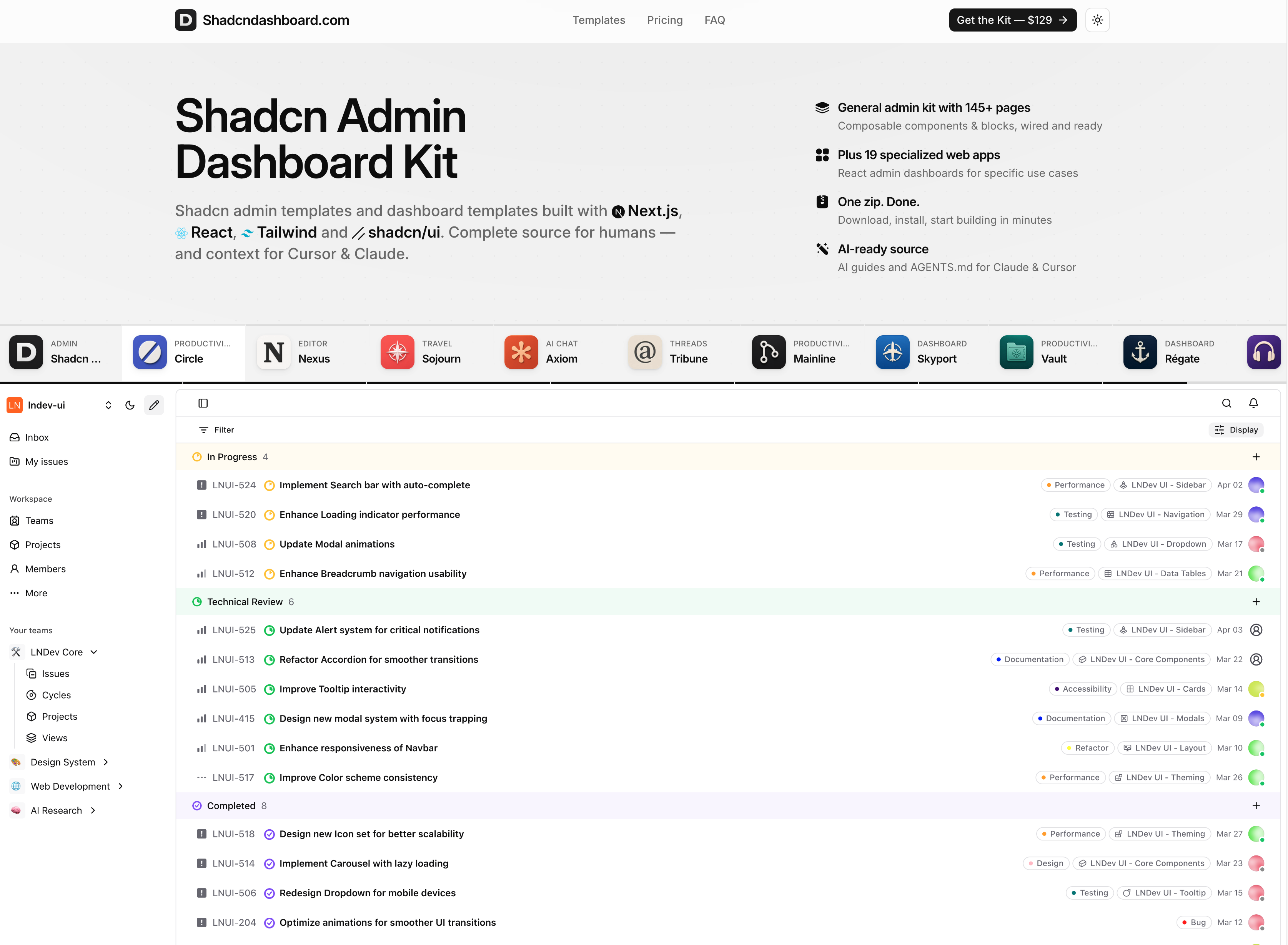 Shadcndashboard